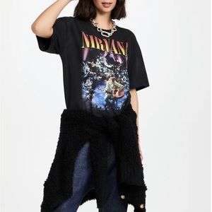 R13 Nirvana Concert Oversized T-Shirt